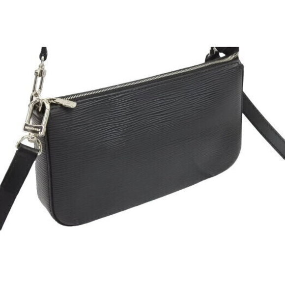 Louis Vuitton Pochette Accessoires Shoulder Bag Epi Leather Black - Picture 4 of 8